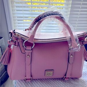 Dooney & Bourke Pale Pink Leather Satchel